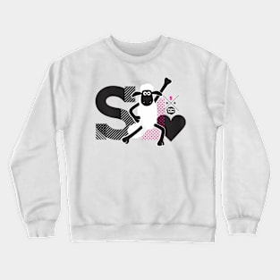 Vintage Shaun Cartoon TV Series The Sheep Crewneck Sweatshirt